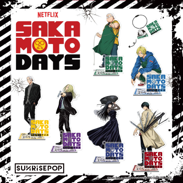 "Collectible Sakamoto Days acrylic figure standee for anime fans"