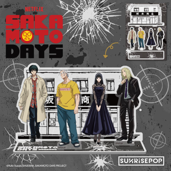 "Collectible Sakamoto Days acrylic figure standee for anime fans"