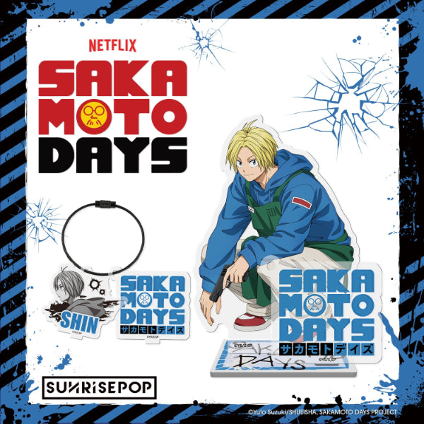 "Collectible Sakamoto Days acrylic figure standee for anime fans"