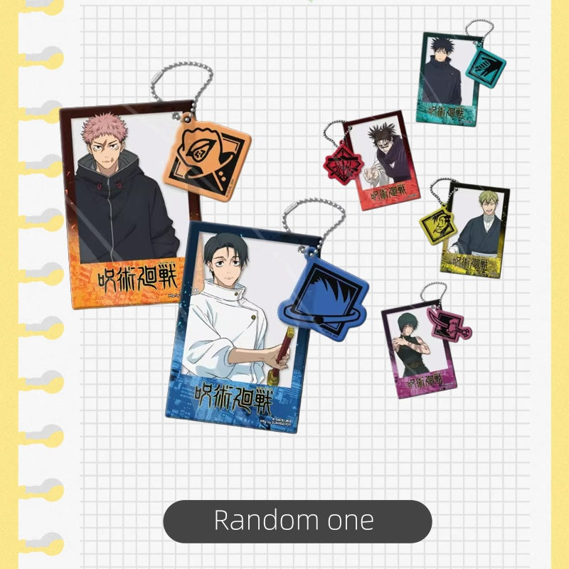 SUNRISEPOP Jujutsu Kaisen Season 3 Acrylic Keychain Anime Character Pendant Keyring Gojo Yuji Megumi Bag Charm