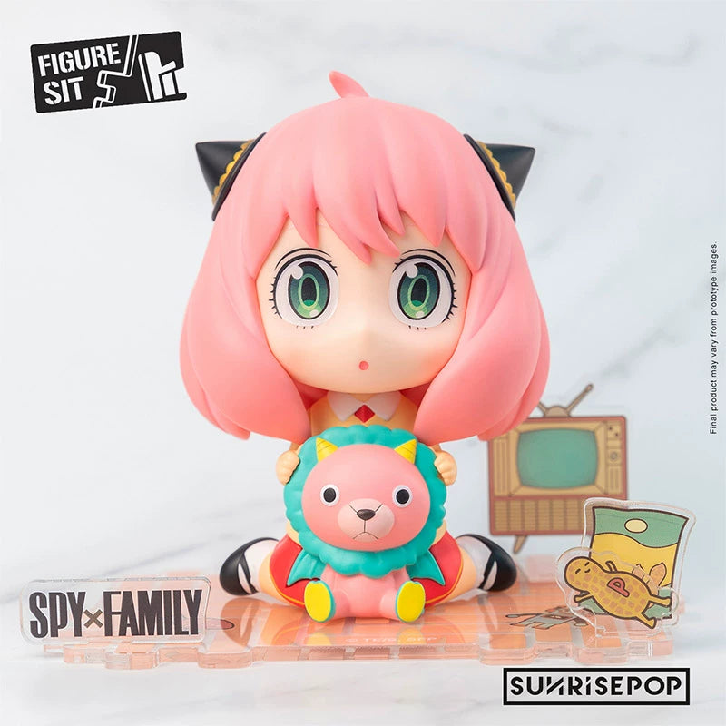 SPYxFAMILY Aniya anime cute Q cute sitting doll figure trendy play