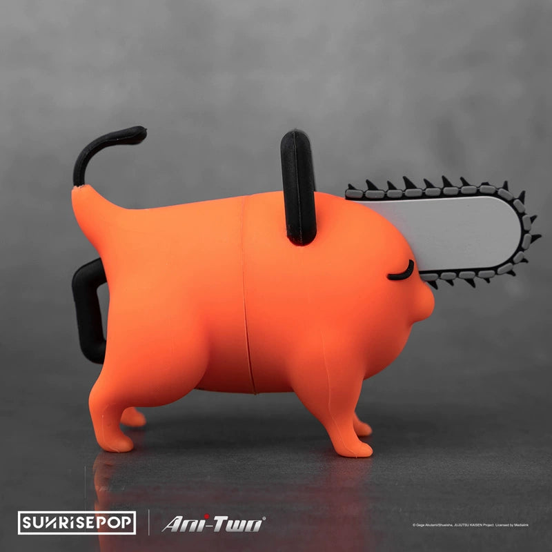 chainsaw man anime figure set with characters