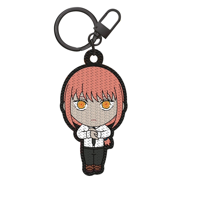 Chainsaw Man peripheral key ring Pochita embroidery patch embroidery pendant anime peripheral hand model