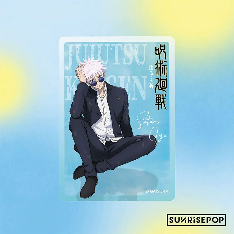 Jujutsu Kaisen Season 2 Gojo Satoru Summer Oil Geto Leisure Sitting Series Collection Card Transparent Card