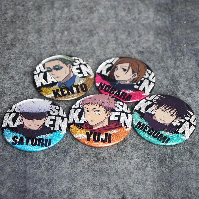 Jujutsu Kaisen Gojo Satoru Season 2 Peripheral Double Flash Thin Flash Baji Badge Valley
