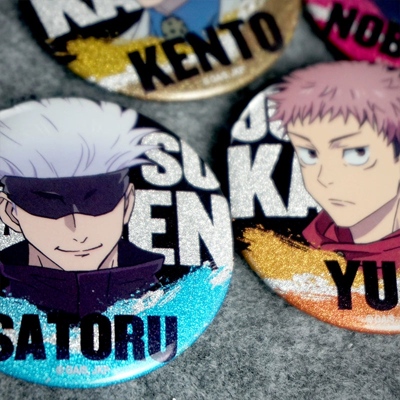 Jujutsu Kaisen Gojo Satoru Season 2 Peripheral Double Flash Thin Flash Baji Badge Valley