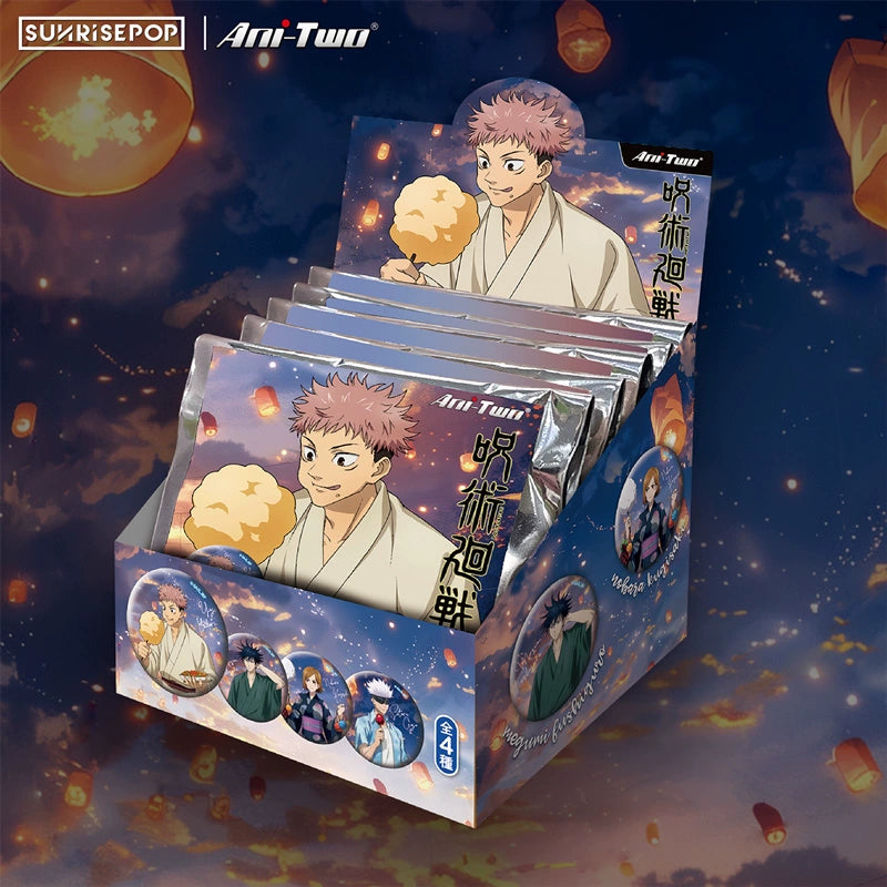 Jujutsu Kaisen Gojo Satoru peripheral Midsummer Lantern Theme Anime Character Badge Blind Bag