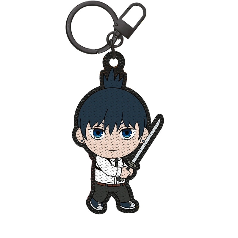 Chainsaw Man peripheral key ring Pochita embroidery patch embroidery pendant anime peripheral hand model
