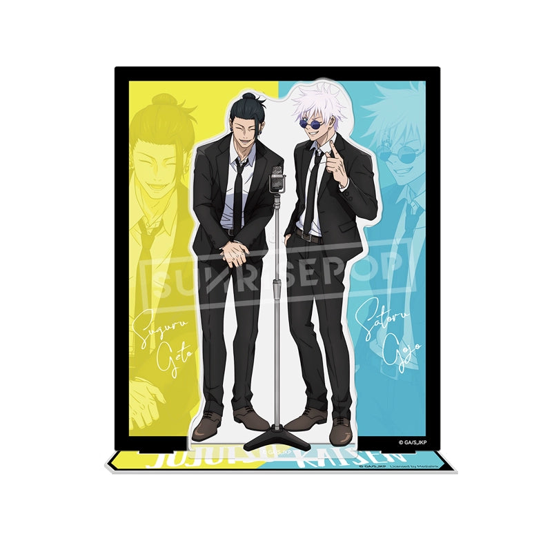 Jujutsu Kaisen anime peripherals Gojo Satoru Geto Summer Oil Double Manzai Crosstalk Set Stand Plate Ornaments