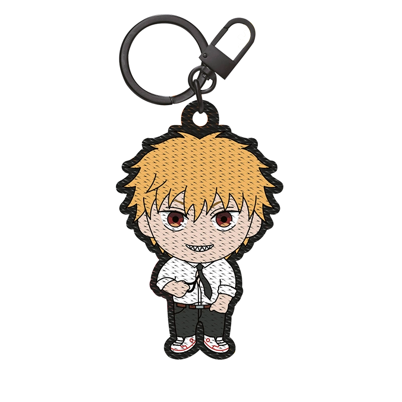 Chainsaw Man peripheral key ring Pochita embroidery patch embroidery pendant anime peripheral hand model
