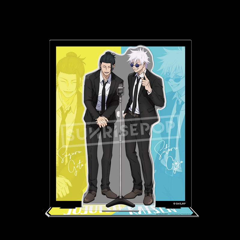 Jujutsu Kaisen anime peripherals Gojo Satoru Geto Summer Oil Double Manzai Crosstalk Set Stand Plate Ornaments