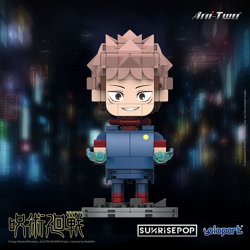 Jujutsu Kaisen comics merchandise big head building blocks Yuji Tiger Stick hand-made ornaments trendy play