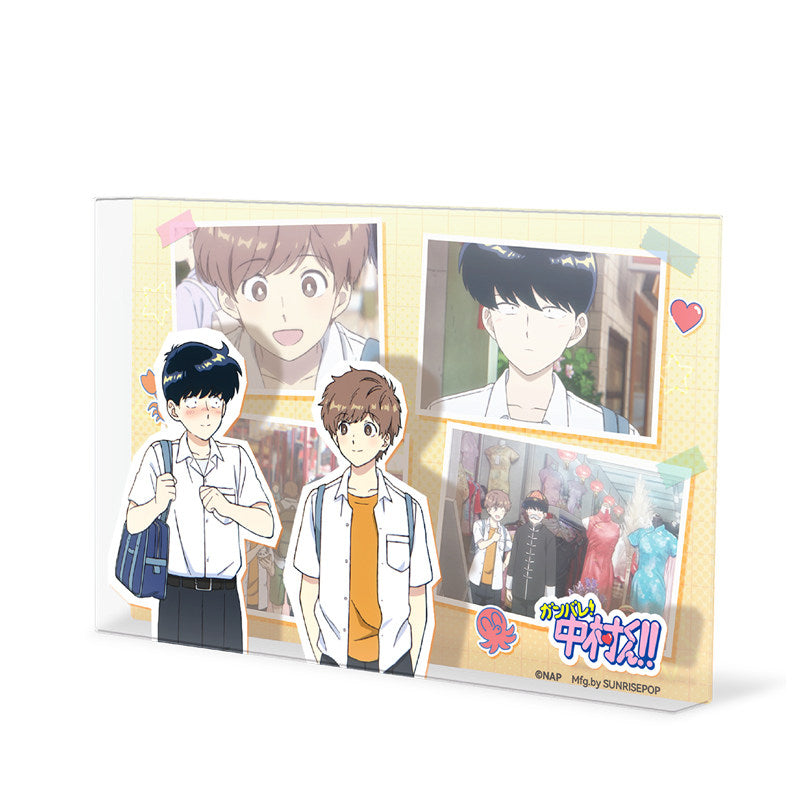 SUNRISEPOP Go for It, Nakamura-kun Hirose Aki Character Acrylic Figure Stand