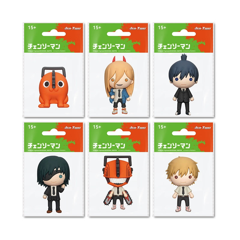 Chainsaw Man 3D Stereo Magnet Bozita Chainsaw Man Comic Surrounding Trendy Toys Anime