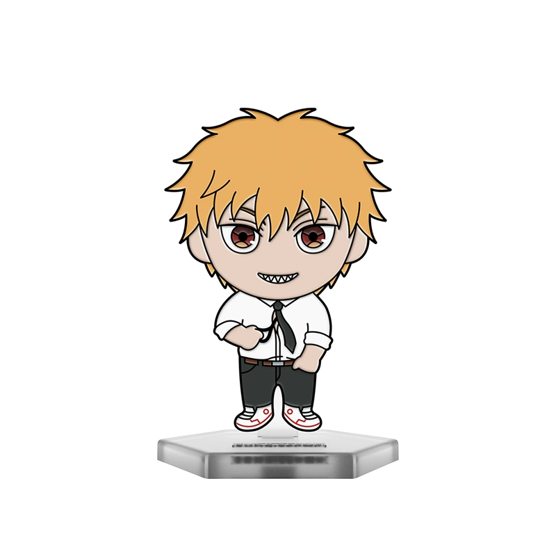 chainsaw man anime figure set with characters