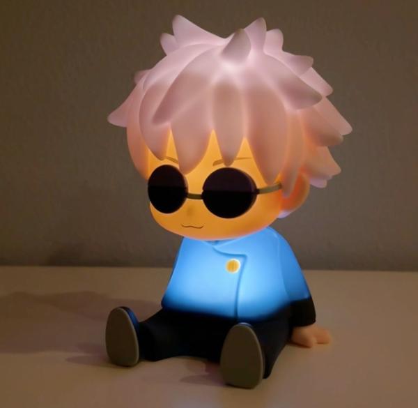 Sunrisepop Gojo night light in bedroom setup