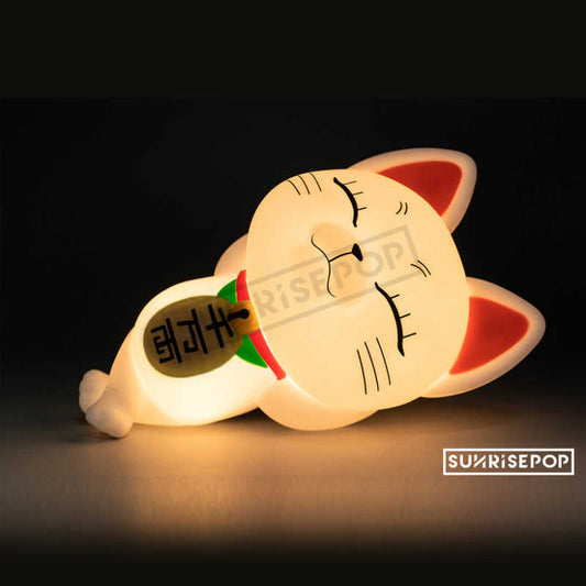 "Turbo granny night lamp glowing softly on desk"
