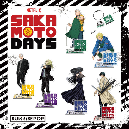 "Collectible Sakamoto Days acrylic figure standee for anime fans"