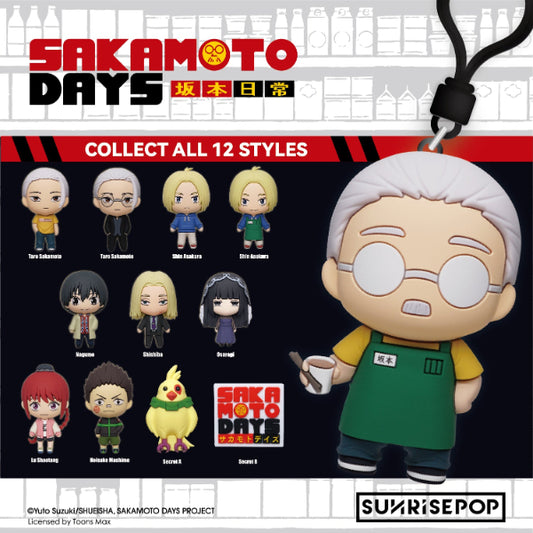 "Sakamoto Days bag clip anime keychain accessory by SUNRISEPOP"