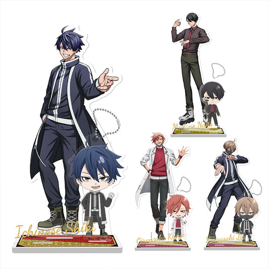 Tougen Anki Acrylic Character Stand – Shiki Ichinose, Jin Kougasaki, Naito Mudano & Kyōya Oiranzaka