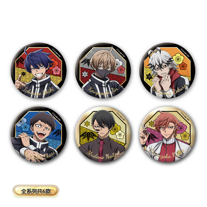 Tougen Anki Double Glitter Holographic Badge — Anime Merchandise & Gift