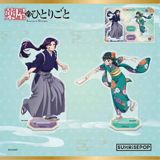SUNRISEPOP The Apothecary Diaries Maomao & Jinshi Double Acrylic Stand – Festival Seasonal Series Character Display Figure