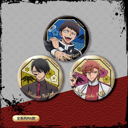 Tougen Anki Double Glitter Holographic Badge — Anime Merchandise & Gift