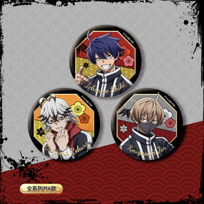 Tougen Anki Double Glitter Holographic Badge — Anime Merchandise & Gift