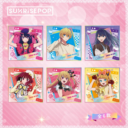 Oshi no Ko Hoshino Ai Aqua Ruby Anime Shikishi