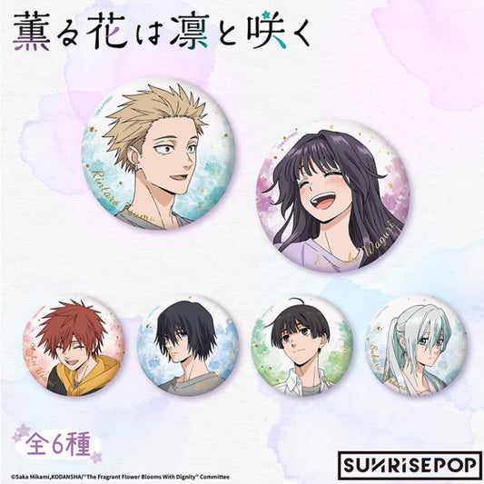 The Fragrant Flower Blooms With Dignity Kaoru Rintaro Washi Paper Badge