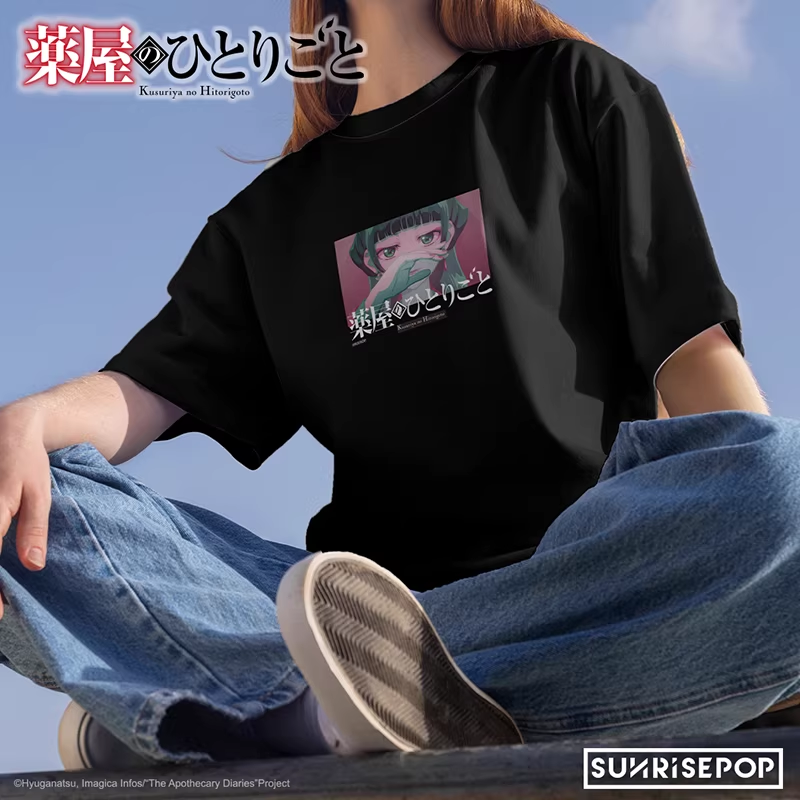 SUNRISEPOP The Apothecary Diaries Short Sleeve T-Shirt – Summer Anime Graphic Tee