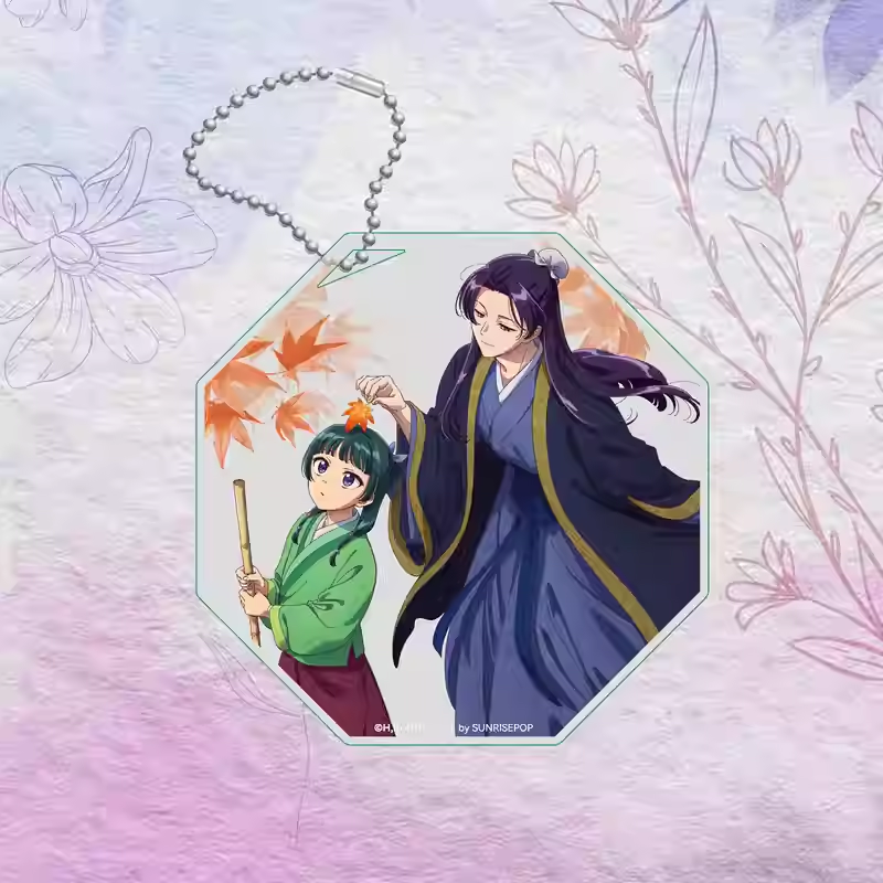 SUNRISEPOP The Apothecary Diaries Maomao & Jinshi Coaster Keychain Hanging Accessory