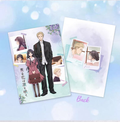 The Fragrant Flower Blooms With Dignity Rintaro Kaoruko A4 Character File Folder