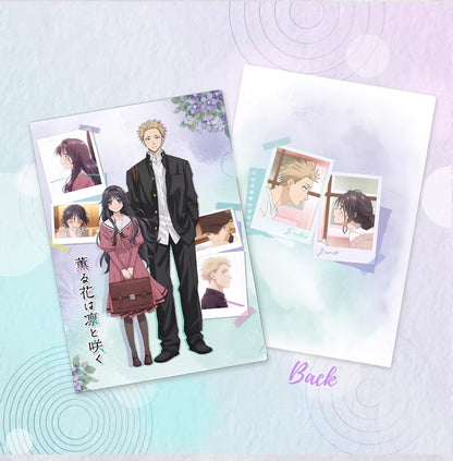 The Fragrant Flower Blooms With Dignity Rintaro Kaoruko A4 Character File Folder