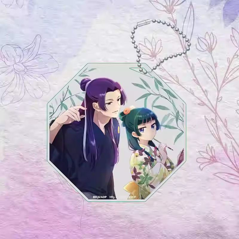 SUNRISEPOP The Apothecary Diaries Maomao & Jinshi Coaster Keychain Hanging Accessory