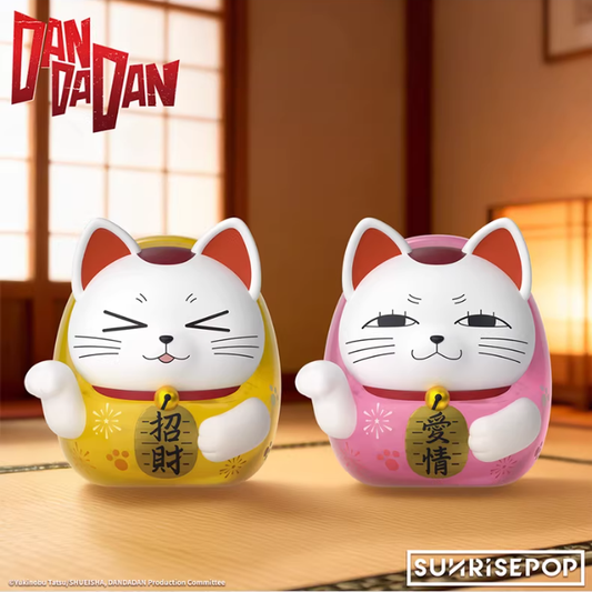 SUNRISEPOP Dandadan Turbo Granny Daruma Maneki Neko Coin Bank Figure Collectible Display Ornament Figural Bank