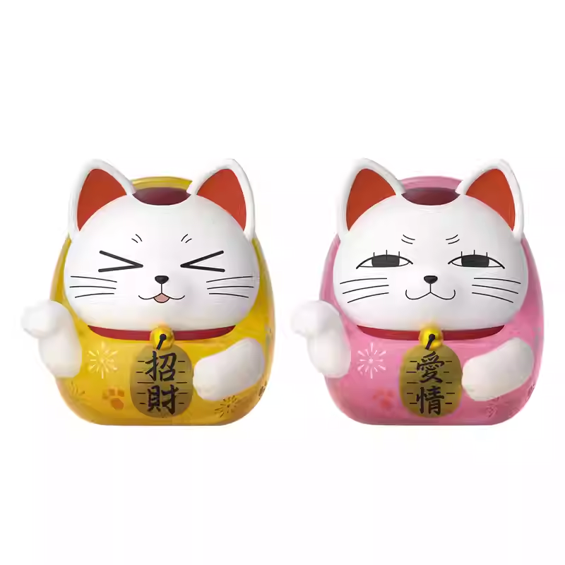 SUNRISEPOP Dandadan Turbo Granny Daruma Maneki Neko Coin Bank Figure Collectible Display Ornament Figural Bank