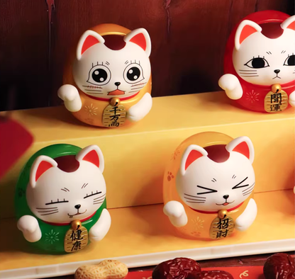 SUNRISEPOP Dandadan Turbo Granny Daruma Lucky Cat Blind Box Figure