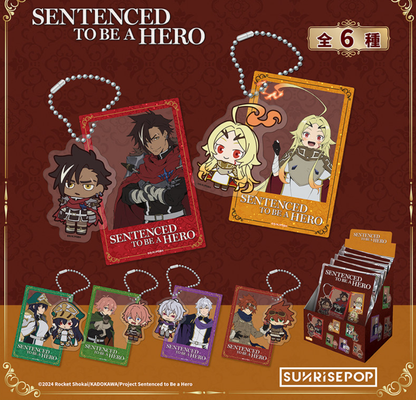 [Pre-order] SUNRISEPOP Sentenced to Be a Hero Cero & Teoritta Character Keychain