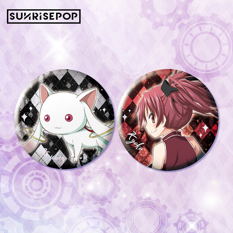 SUNRISEPOP Puella Magi Madoka Magica Madoka Kaname & Homura Akemi Button Badge Blind Box