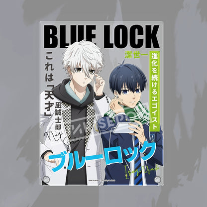 Blue Lock Blue prison Nagi Jie Shi Yi Feng Le Hui double acrylic stand desktop ornaments