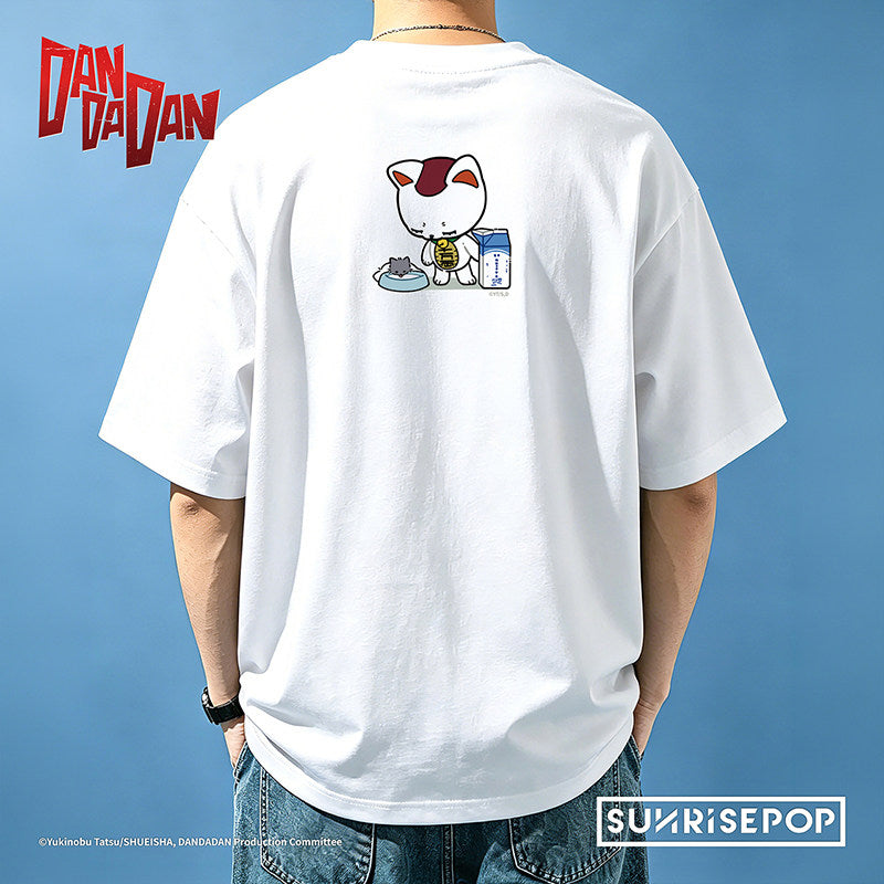 SUNRISEPOP DAN DA DAN Turbo Granny Summer Short Sleeve Cotton T-Shirt Anime Merchandise