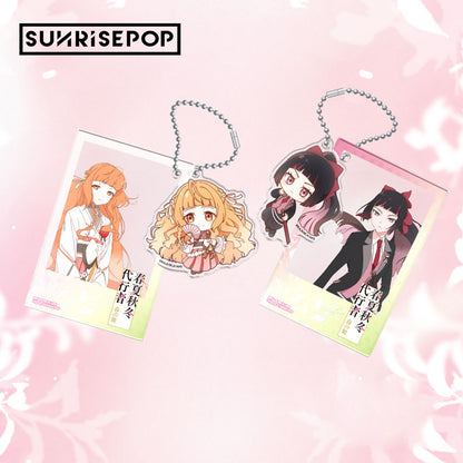 [Pre-order] SUNRISEPOP Agents of the Four Seasons Character Acrylic Keychain Charm
