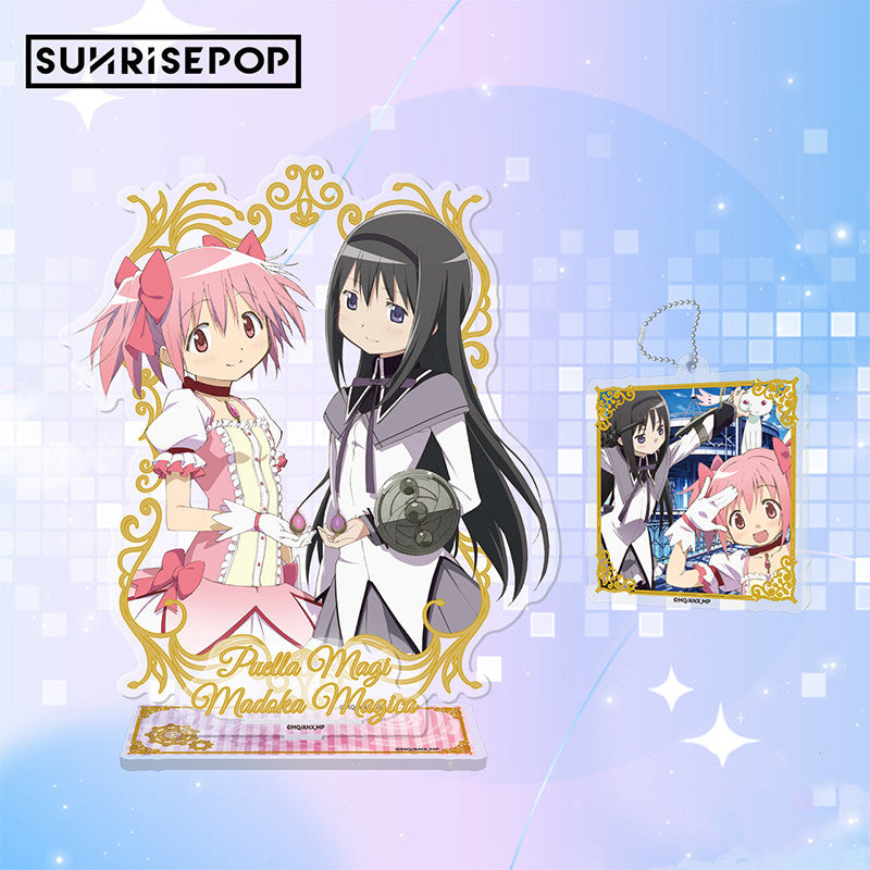 SUNRISEPOP Puella Magi Madoka Magica Madoka Kaname & Homura Akemi Acrylic Stand Figure Merchandise