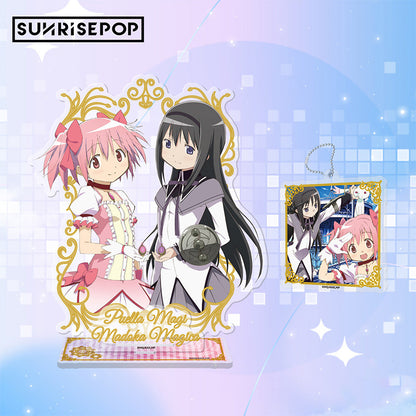SUNRISEPOP Puella Magi Madoka Magica Madoka Kaname & Homura Akemi Acrylic Stand Figure Merchandise