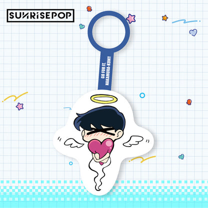 [Pre-order] SUNRISEPOP Go for It, Nakamura-kun Plush Keychain – Anime Character Hanging Charm