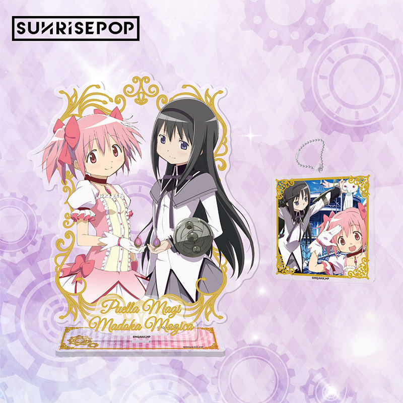 SUNRISEPOP Puella Magi Madoka Magica Madoka Kaname & Homura Akemi Acrylic Stand Figure Merchandise