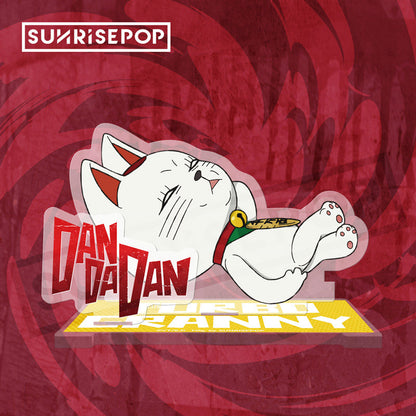 SUNRISEPOP DAN DA DAN Turbo Granny Lucky Cat Chibi Acrylic Stand Desktop Decoration Figure