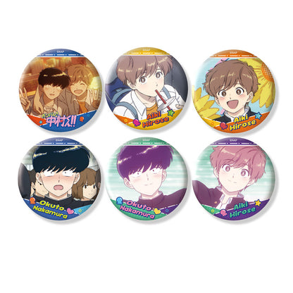 [Pre-order] SUNRISEPOP Go for It, Nakamura-kun Hirose Aki Character Button Pin Badge