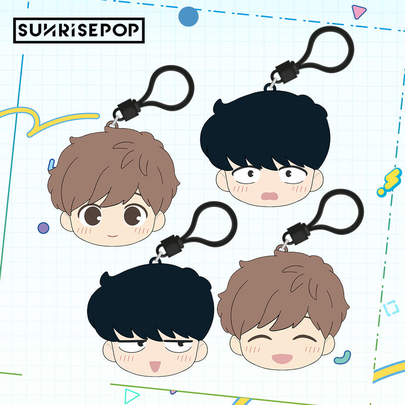 [Pre-order] SUNRISEPOP Go for It, Nakamura-kun Squishy Keychain Anime Stress Relief Plush Toy Charm